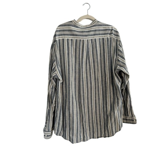 Men’s INC Linen Blend Button Up Shirt Size XL - Picture 5 of 5